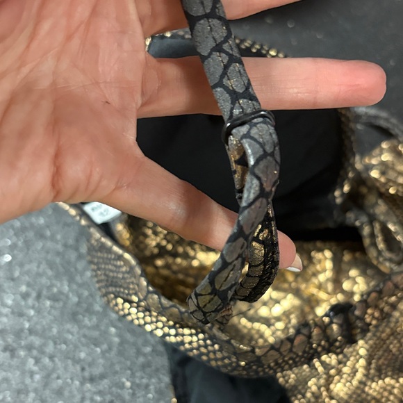 Sun Streak 90s Gold Snake Print Bikini Set - Picture 5 of 12